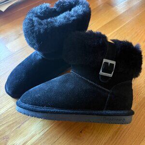 BearPaw Black Boots SZ 7